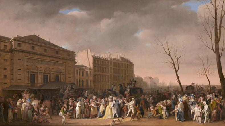 L-L. Boilly, Scène du carnaval, 1832 (The Ramsbury Manor Foundation) 