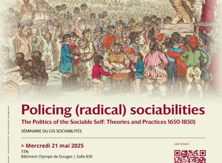 Policing (radical) sociabilities Poster