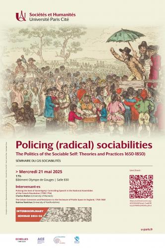 Policing (radical) sociabilities Poster_May 21, 2025 Policing (radical) sociabilities Poster